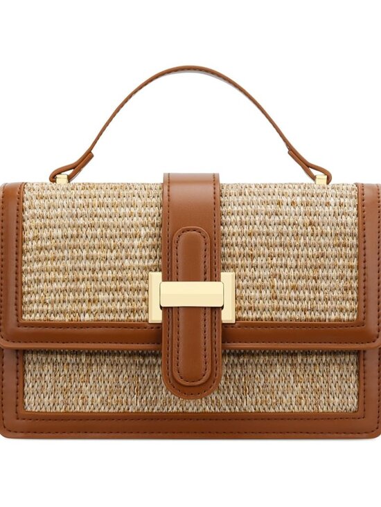 Handbags - Crossbody Bags for Women - Top Handle Purses for Lady, Leather Handbags Shoulder